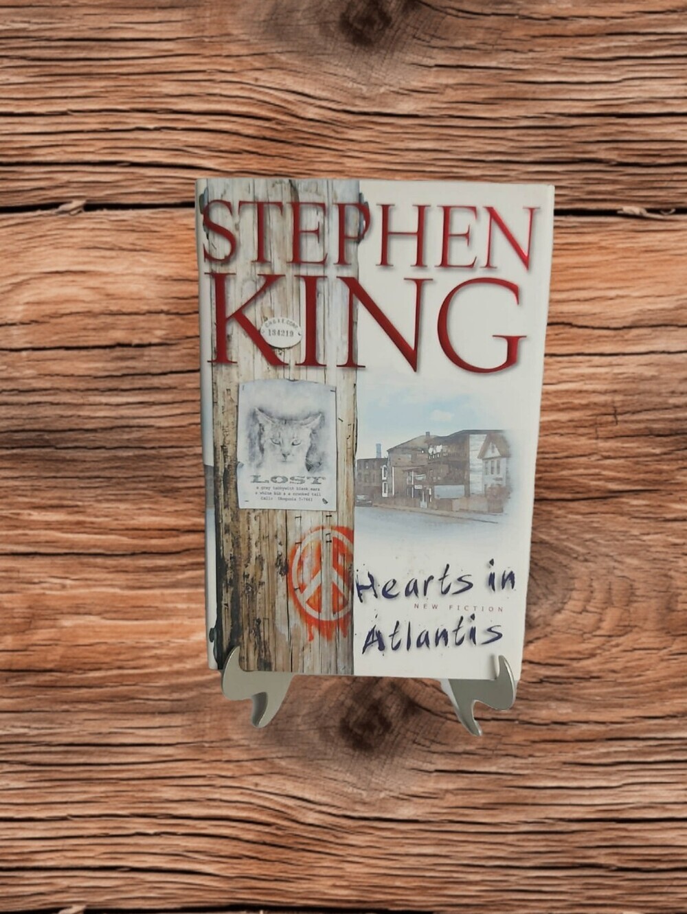 📚 Stephen King Hearts in Atlantis Hardcover Book ☮️❤️